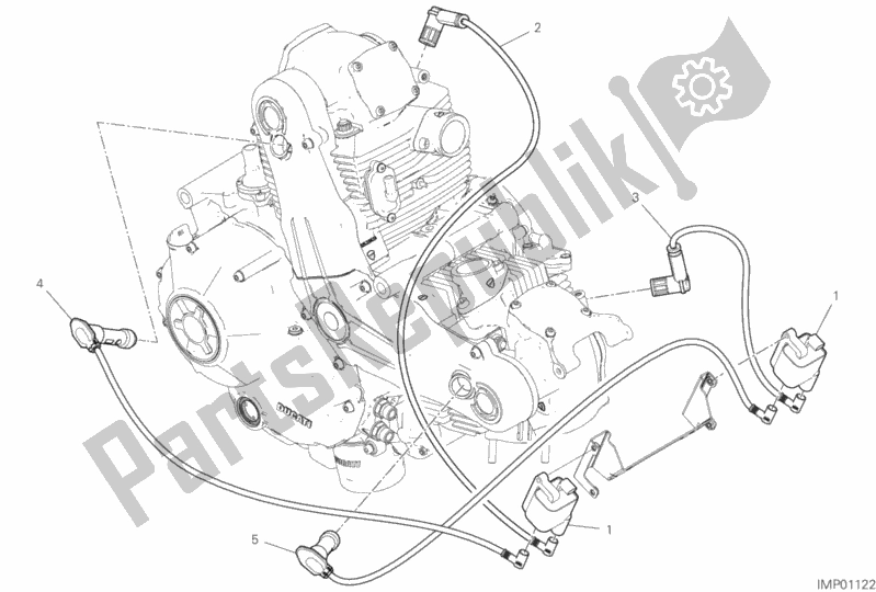 Todas las partes para Arnés De Cableado (bobina) de Ducati Scrambler 1100 Special Thailand USA 2019